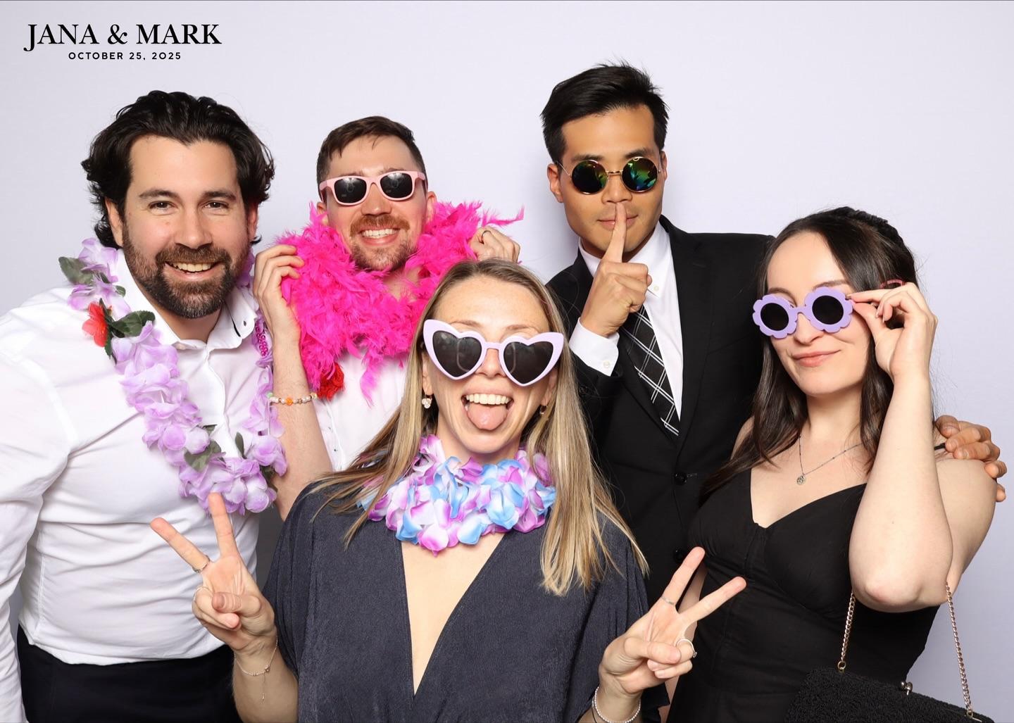 When your crew got style 😎 Celebrating Jana & Mark 🥂

@a1photobooth.ca #a1photobooth @yorkmillsgallery #yorkmillsgallery #yorkmillsgallerywedding #photoboothwedding #weddingphotobooth #wedding #weddingseason #photoboothvaughan #photoboothtoronto #photoboothgta #photoboothrental #photoboothrentals #luxury #luxuryphotobooth #premium #premiumphotobooth