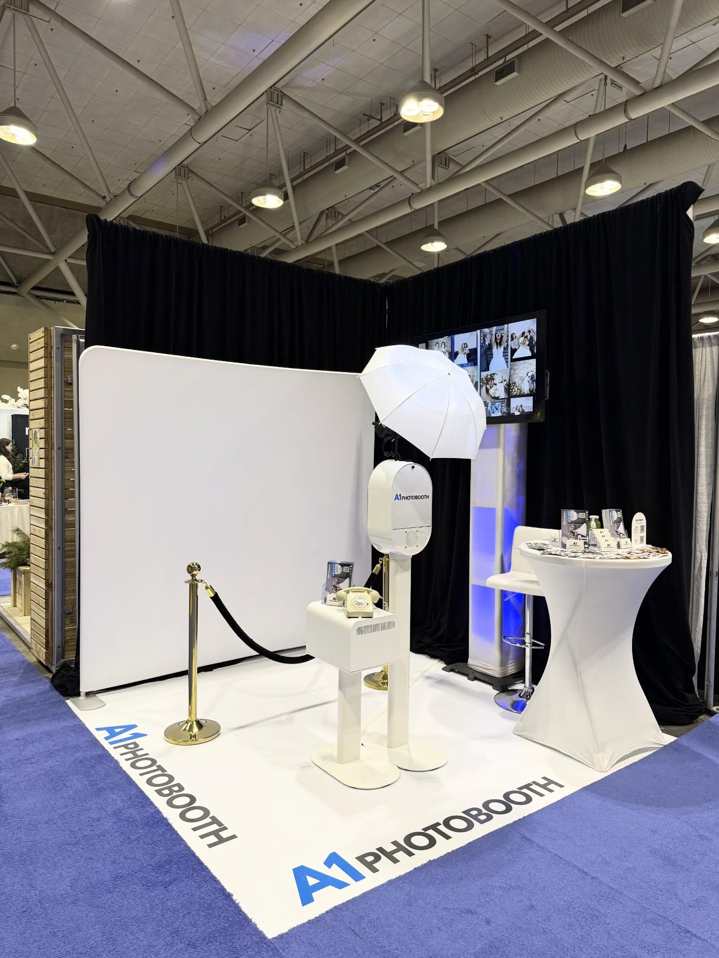 We are all set and ready to go at the @canadasbridalshow 📸 Today is the last day to come visit our booth 1614 from 10:00am-6:00pm and have the opportunity to meet our team, snap some photos with your special someone and find out about our bridal show promo! ✨

See you soon! 😎 

@canadasbridalshow #a1photobooth #photoboothwedding #weddingphotobooth #wedding #weddingseason #photoboothvaughan #photoboothtoronto #photoboothgta #photoboothrental #photoboothrentals #luxury #luxuryphotobooth #premium #premiumphotobooth