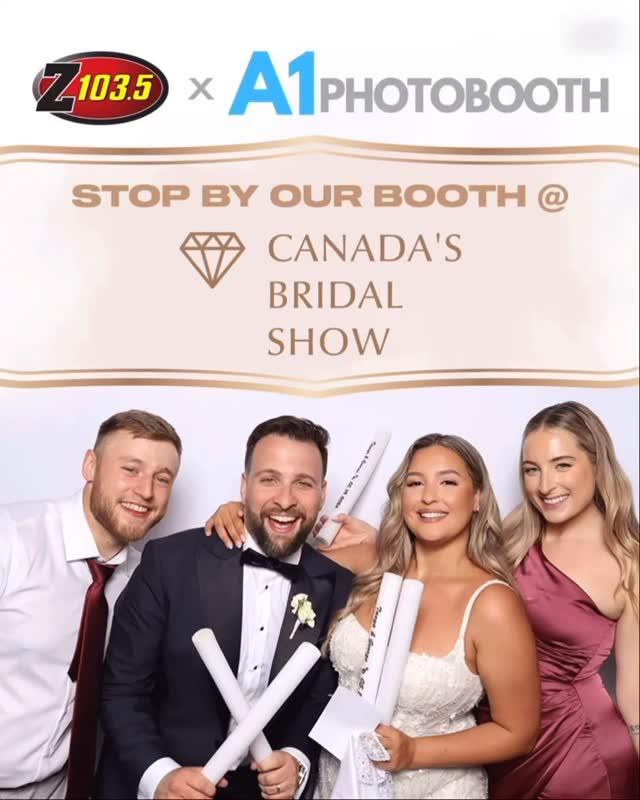 Hear us on Z103.5 and come visit us at the @canadasbridalshow next weekend from January 16th - January 18th 2026. Booth #1614. Where you will have a chance to meet our amazing sales team, hear about our bridal show promo and have an opportunity to take a 📸 with your special someone with our open concept “Signature Booth” ✨

We can’t wait to see you there! 😎

Now Booking 2026 & 2027 Weddings, Social & Corporate Events! 

Contact our sales team today and find out how @a1photobooth.ca can create memories that will last a lifetime! 📸

📞 Direct: 647-529-9454
📧 Email: info@a1photobooth.ca
🌎 Web: a1photobooth.ca

@a1photobooth.ca #a1photobooth @canadasbridalshow @z1035team @loriesansone #cbs2026 #canadasbridalshow #canadasbridalshow2026 #cbsjan2026 #photoboothwedding #weddingphotobooth #wedding #weddingseason #photoboothvaughan #photoboothtoronto #photoboothgta #photoboothrental #photoboothrentals #luxury #luxuryphotobooth #premium #premiumphotobooth