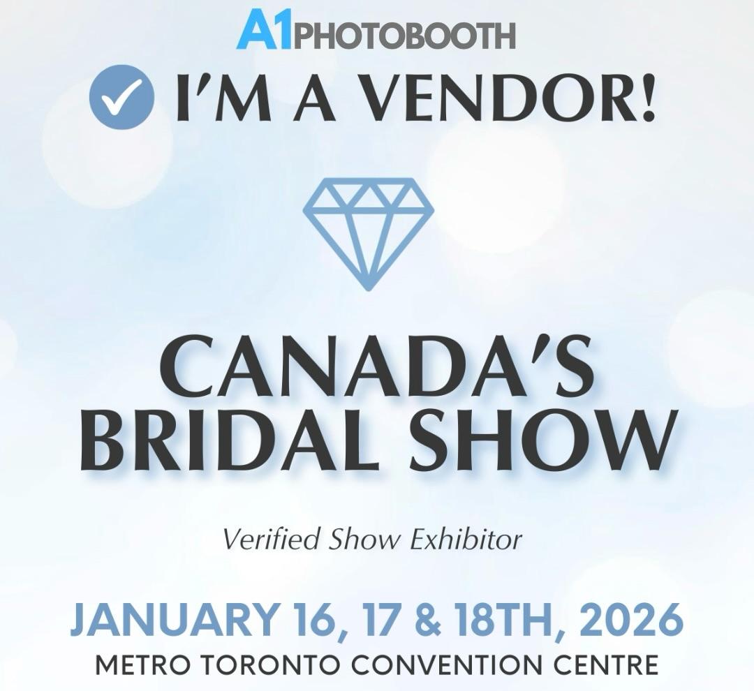 Calling out all newly engaged couples!💍🚨Come visit us at the @canadasbridalshow from January 16th-18th! Find us at Booth #1614 where we will be showcasing our Open Concept Signature Booth and Audio Guestbook! Offering a special bridal show promo and you will have an opportunity to meet our amazing sales team and snap a photo with your special someone! 📸

This is a show you don’t want to miss! ✨

@canadasbridalshow #cbsjan2026 #a1photobooth #photoboothwedding #weddingphotobooth #wedding #weddingseason #photoboothvaughan #photoboothtoronto #photoboothgta #photoboothrental #photoboothrentals #luxury #luxuryphotobooth #premium #premiumphotobooth